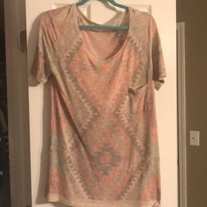 Aztec design top